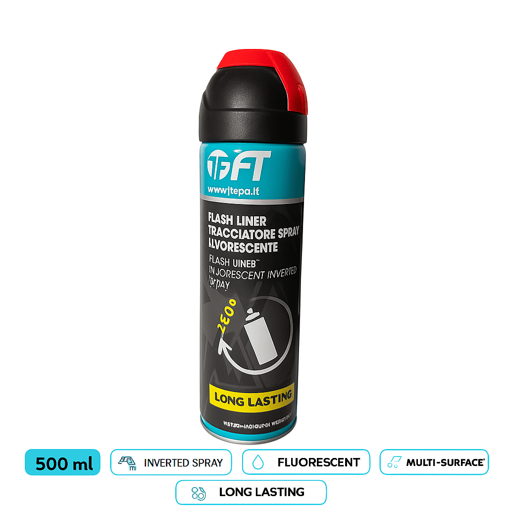Spray Tracciatore Fluorescente Rosso 500 ml – Cantiere Segnalazione – Lemag SRL - Lemag srl