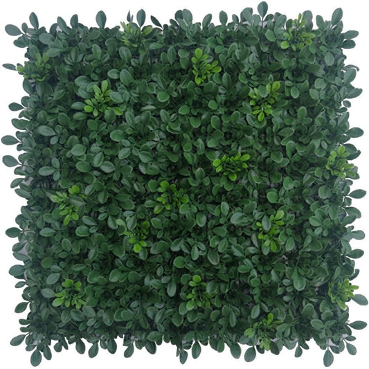 Siepe Artificiale Bosso Pannello 100x100 cm - Foglia Piccola Verde Scuro - Frangivista per Recinzioni, Ringhiere e Balconi - Si Taglia con le Forbici e si Fissa con Fascette - Lemag srl