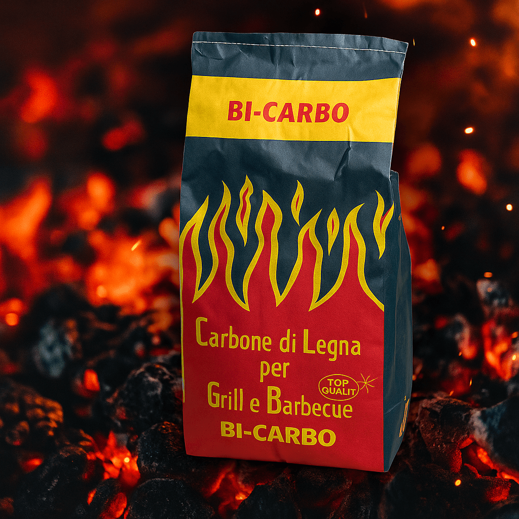Carbone Naturale di Legna – Sacco da 3 kg o 5 kg – Alta Resa per Barbecue e Grill – Lemag SRL - Lemag srl