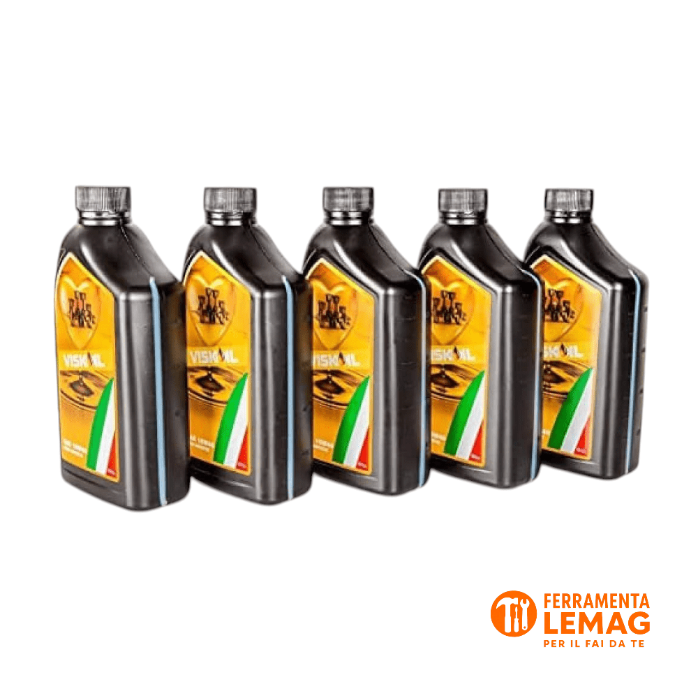 Viskoil Olio Motore 10W40 Semisintetico 1 Litro x 5 Pezzi Auto Benzina e Diesel - Lemag srl