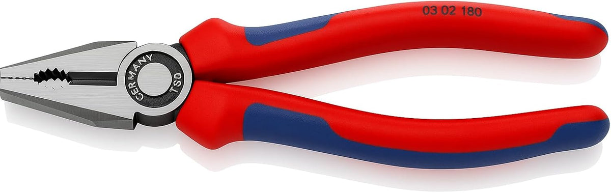 Pinza Universale 180 mm – Impugnatura Ergonomica Antiscivolo – Acciaio al Carbonio Temperato – Utensile Professionale per Officina e Fai-da-Te - Lemag srl