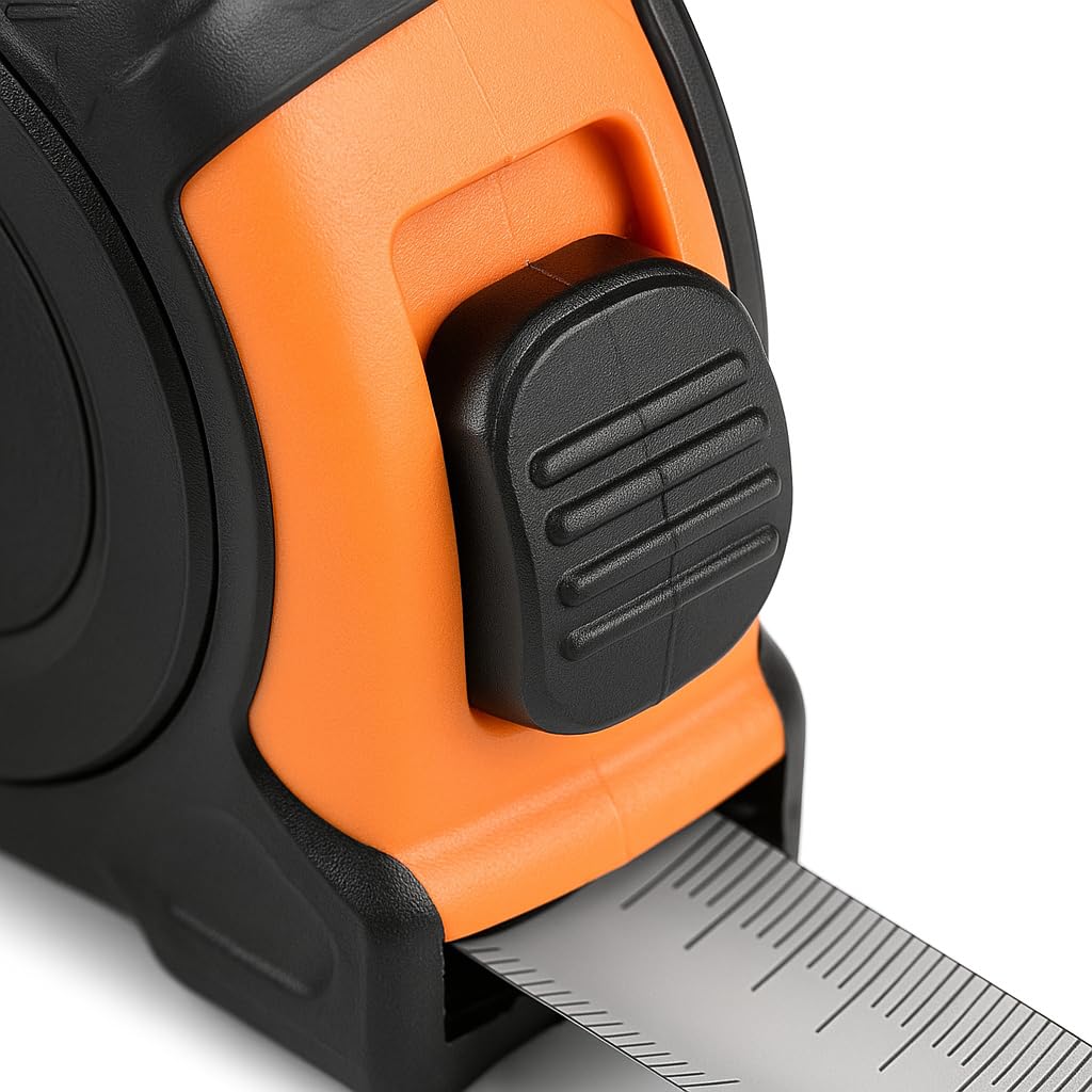 Flessometro Professionale 8m x 25mm – Metro Avvolgibile Blocco e Clip – Lemag SRL - Lemag srl