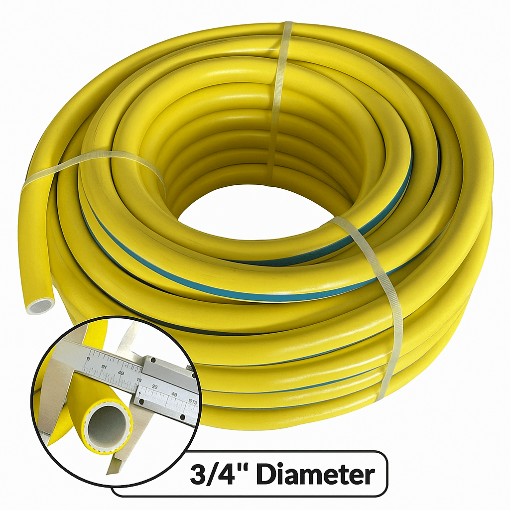 Tubo Acqua per Giardinaggio 3/4" 50mt | 6 Strati Resistente Anti - Alga - Lemag srl