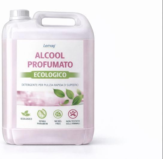 Alcool Profumato 1 - 5L Detergente Superfici Asciuga Subito - Lemag srl