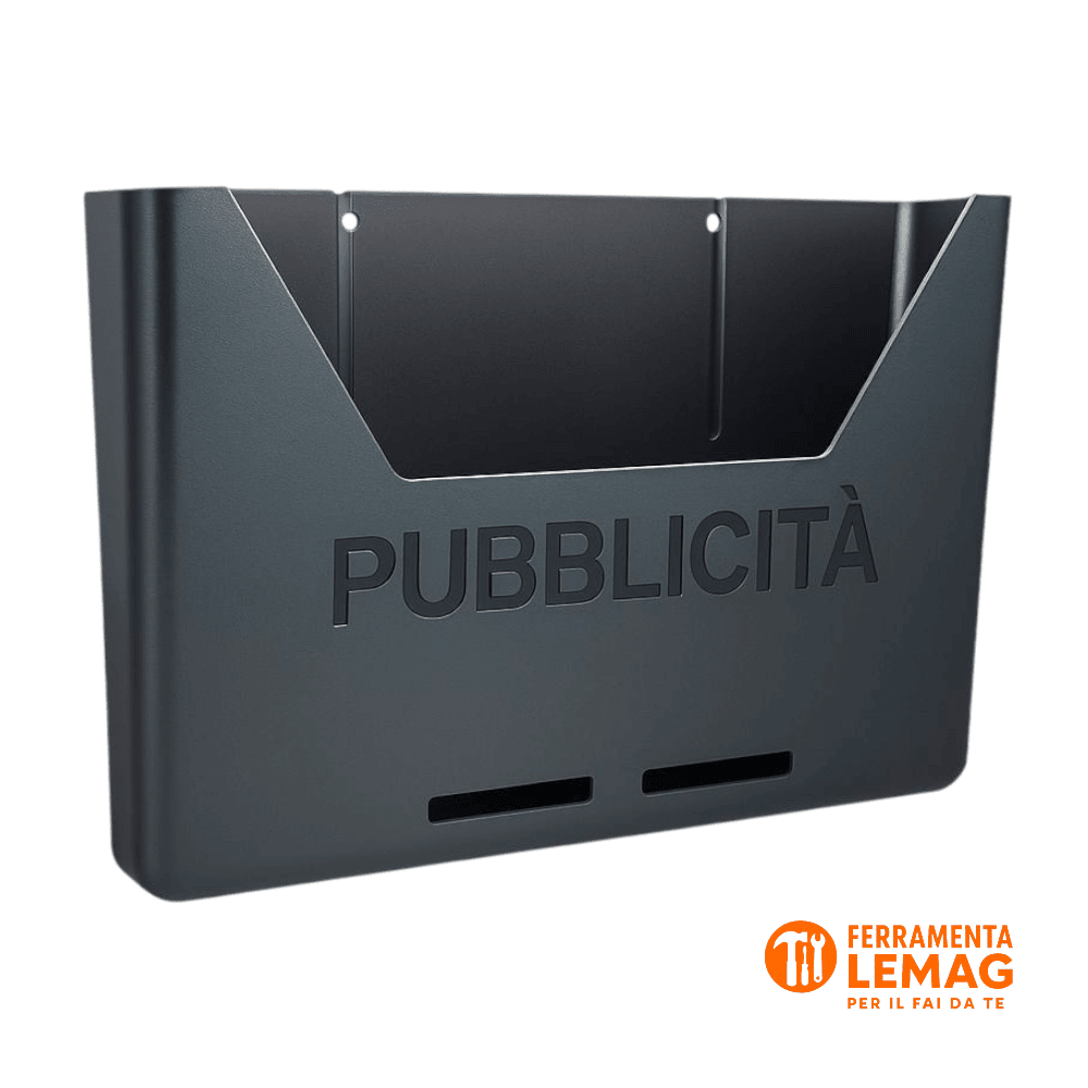 Carosello – Cassetta Raccogli Pubblicità in policarbonato colore ghisa – Lemag - Lemag srl