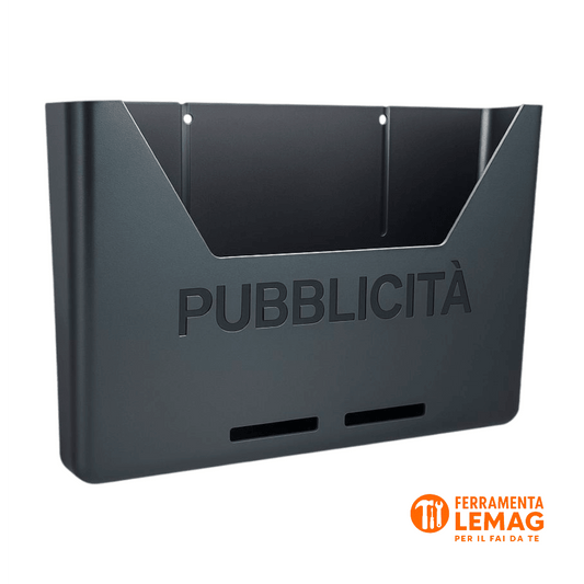 Carosello – Cassetta Raccogli Pubblicità in policarbonato colore ghisa – Lemag - Lemag srl