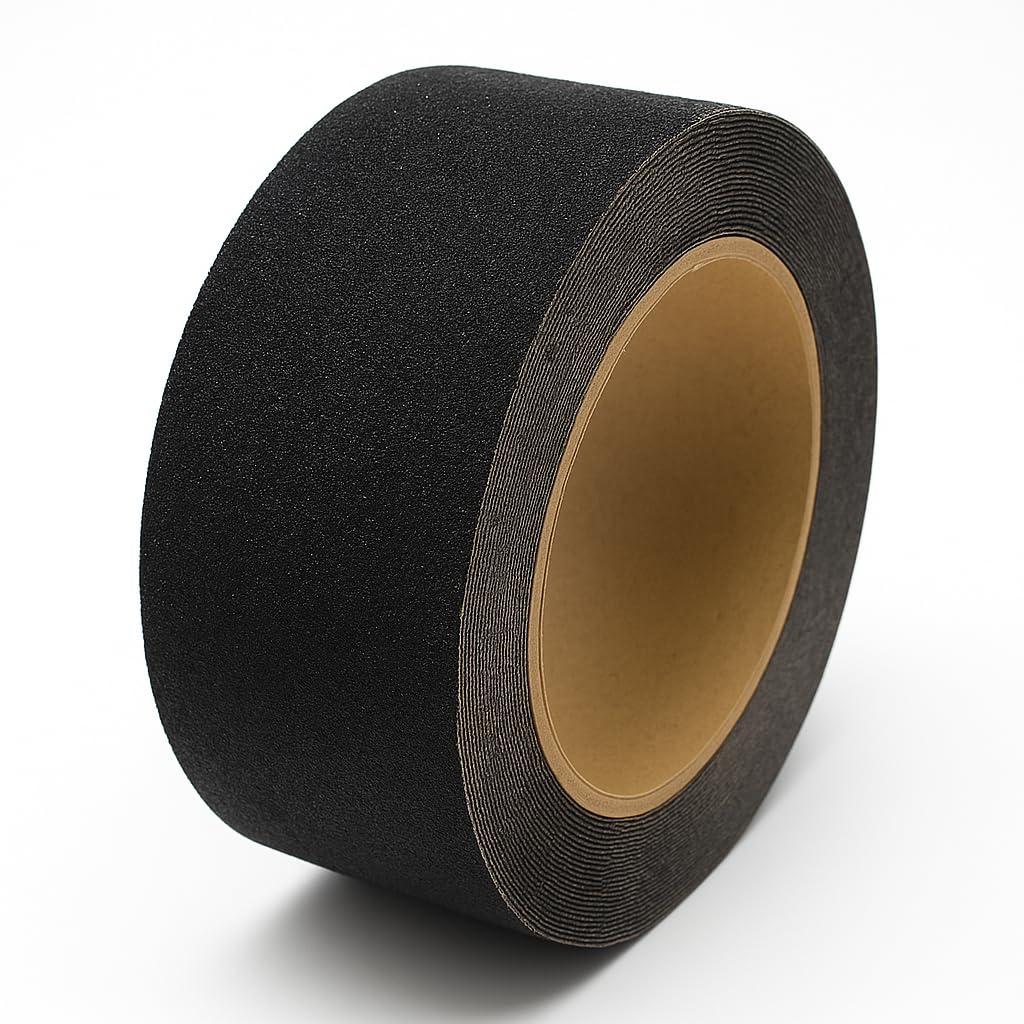 Nastro Antiscivolo Nero 25 mm x 18 m – Adesivo Resistente per Scale, Pavimenti, Rampe e Superfici Lisce – Sicurezza Domestica e Industriale - Lemag srl