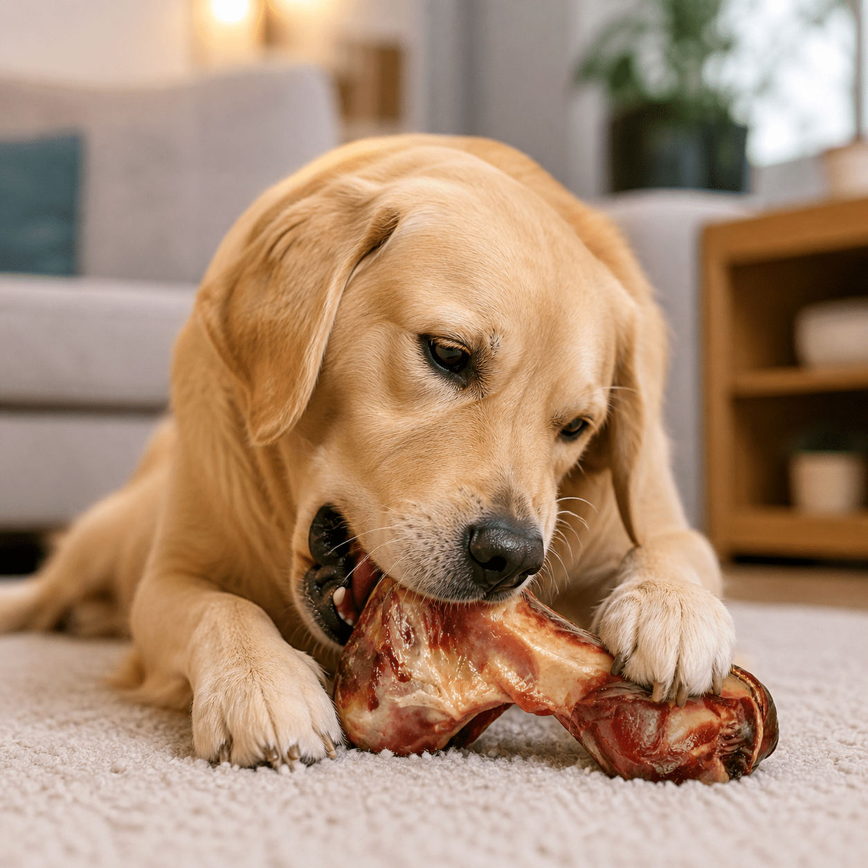 Snack per Cani Ossa di Prosciutto 406g Naturale 100% Senza Glutine Ipoallergenico Igiene Dentale Ricco Proteine - Lemag srl