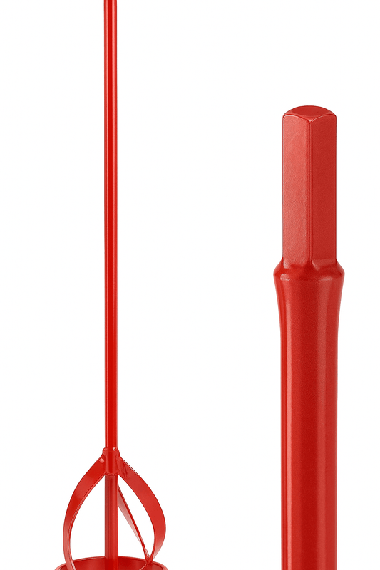2X Frusta Miscelazione Ø80x400 mm Esagonale per Trapano – Vernici Colla Malta - Lemag srl