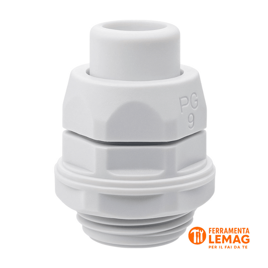 Raccordo scatola - guaina IP65 Ø20 mm, tenuta stagna, 5 pezzi per impianti sicuri - Lemag srl