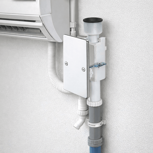 Sifone Scarico Condensa Condizionatori Bianco Antiodore per Climatizzatori Split Scarico Acqua Condensa Installazione Facile - Lemag srl
