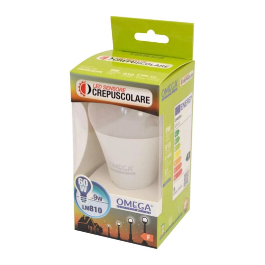 Lampadina LED E27 con Sensore Crepuscolare 9W 810 lm 4000K – Set 4 Pezzi – Si Accende al Buio - Lemag srl