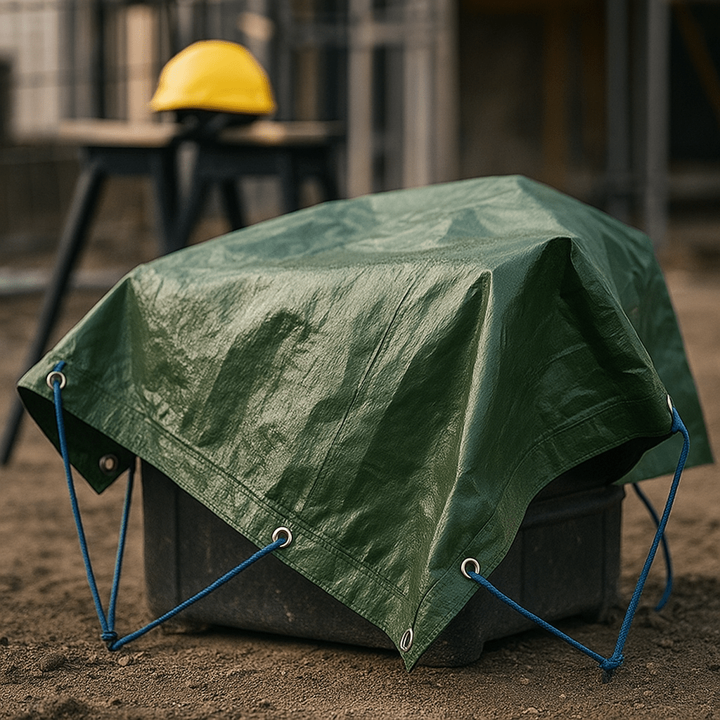 Telo Occhiellato Verde Impermeabile Anti - UV – Multiuso Copertura Esterni – Lemag SRL - Lemag srl