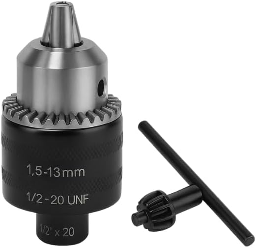 Mandrino a Cremagliera 1,5–13 mm Attacco 1/2 x 20 con Chiave - Lemag srl