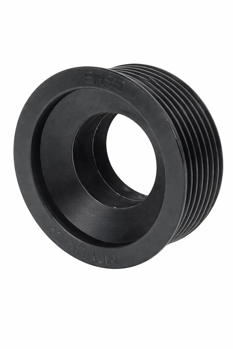 Guarnizione in Gomma Nera per Scarico 46 x 40 mm – Morsetto/Anello Tecnico di Tenuta e Riduzione – Ø Esterno 46 mm Ø Interno 40 mm - Lemag srl