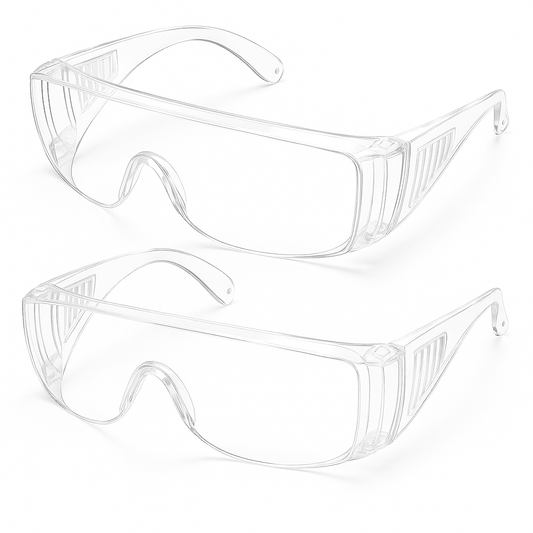 Lemag srl – Set 2 Occhiali Protettivi da Lavoro Trasparenti Antigraffio - Lemag srl
