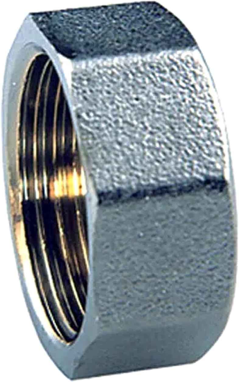 Tappo Terminale Cromato con O-Ring 3/4" per Impianti Idraulici - Lemag srl