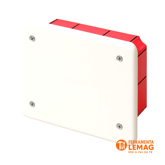 Gewiss GW48002 Cassetta derivazione 118x96x50 mm con coperchio bianco RAL9016 - Lemag srl