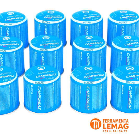 Campingaz Cartucce Gas C206 GLS 190g Butano/Propano – Conf. 12 Pezzi – Lemag srl - Lemag srl