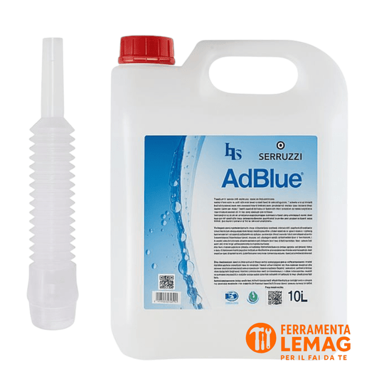 AdBlue Additivo Urea 32,5% 10 Litri con Beccuccio – Riduce NOx – Euro 4 5 6 – Lemag - Lemag srl
