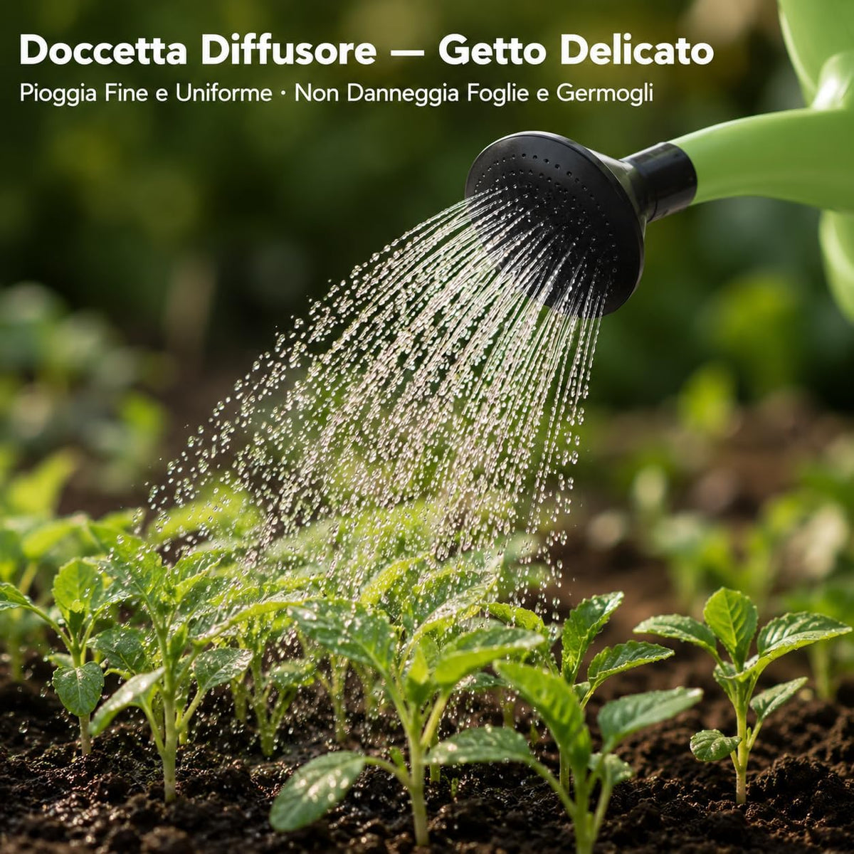 Set 2 Annaffiatoi 6 L + 12 L con Doccetta – Plastica Made in Italy - Lemag srl