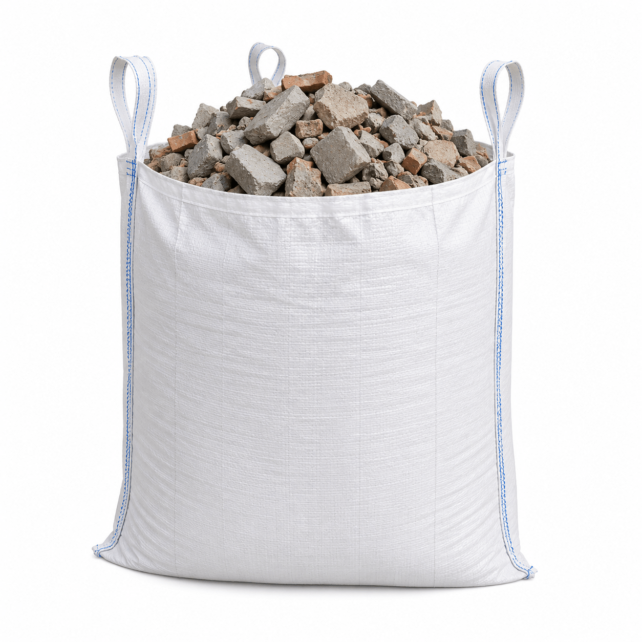 Saccone Big Bag in Polipropilene Fondo Chiuso 90x90x120 cm Portata 1500 Kg - Lemag srl