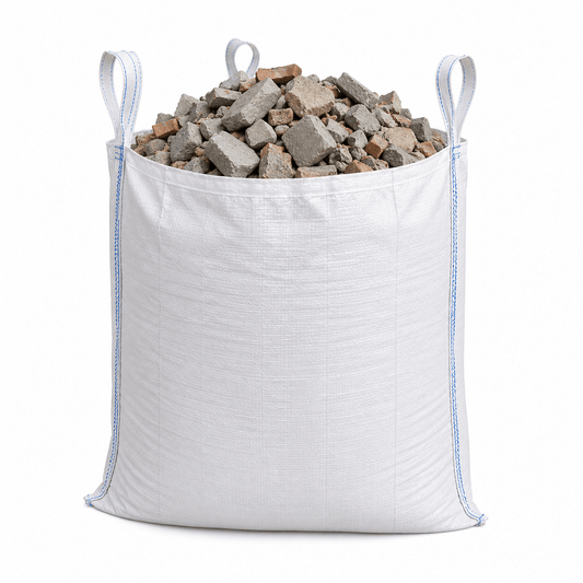 Saccone Big Bag in Polipropilene Fondo Chiuso 90x90x120 cm Portata 1500 Kg - Lemag srl