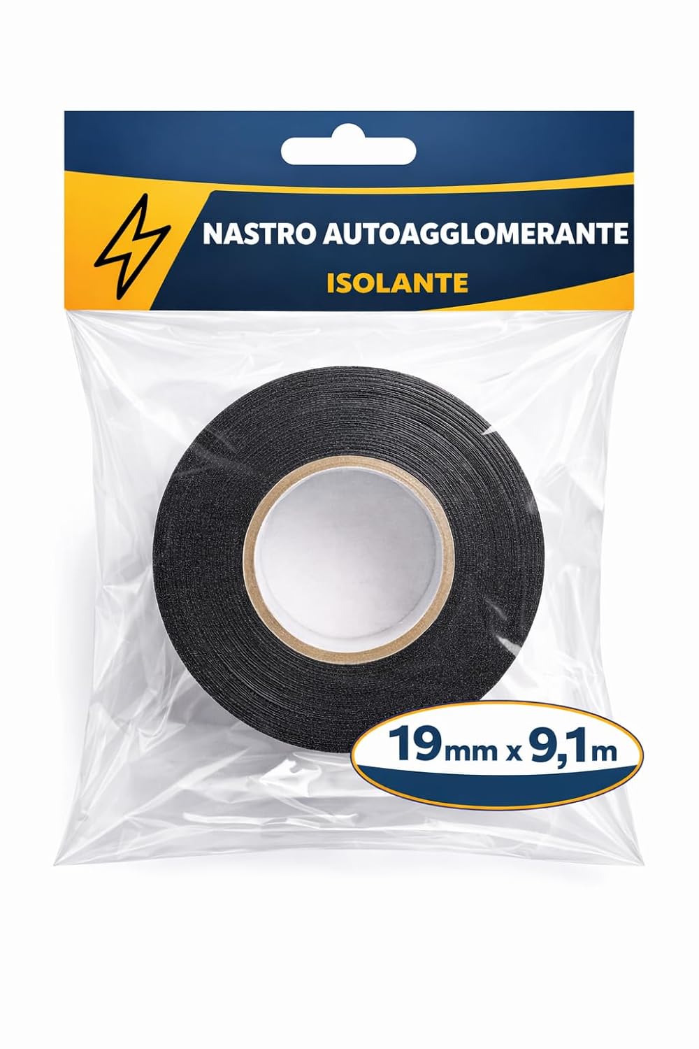Nastro Autoagglomerante Isolante 19 mm x 9,1 m – Nastro Autovulcanizzante Impermeabile per Riparazioni Elettriche e Idrauliche - Lemag srl