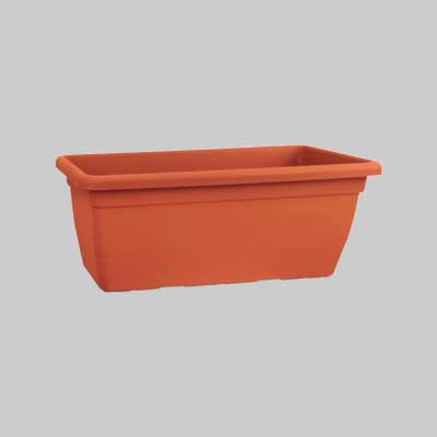 Fioriera Rettangolare 'Anthea' in Plastica 60x32x28h cm per Esterni Giardino Balcone - Lemag srl - Lemag srl
