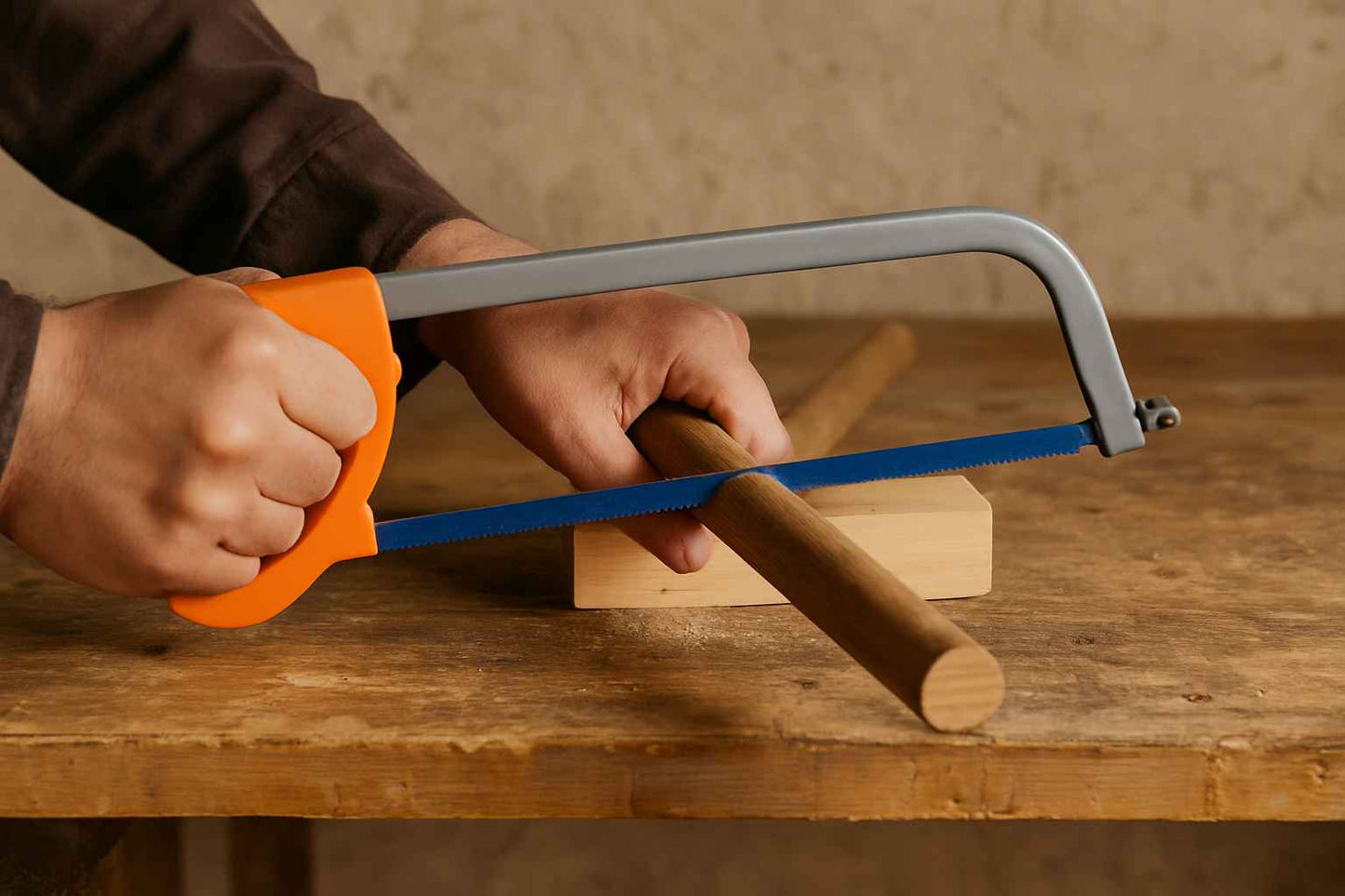 Seghetto per metallo DOC 04029 con impugnatura in plastica, lama inclusa - Lemag srl