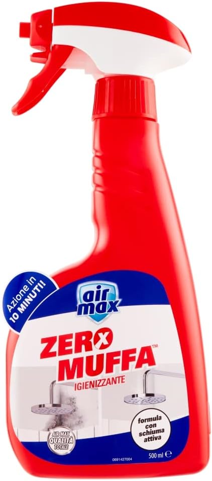 Air Max Zero Muffa 500 ml – Per Interni & Esterni – Rimuove Muffa, Funghi e Alghe – Lemag srl - Lemag srl