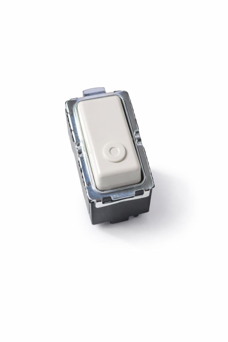 Pulsante Unipolare VENUS Compatibile Serie Magic – Comando Momentaneo da Incasso per Impianti Civili - Lemag srl