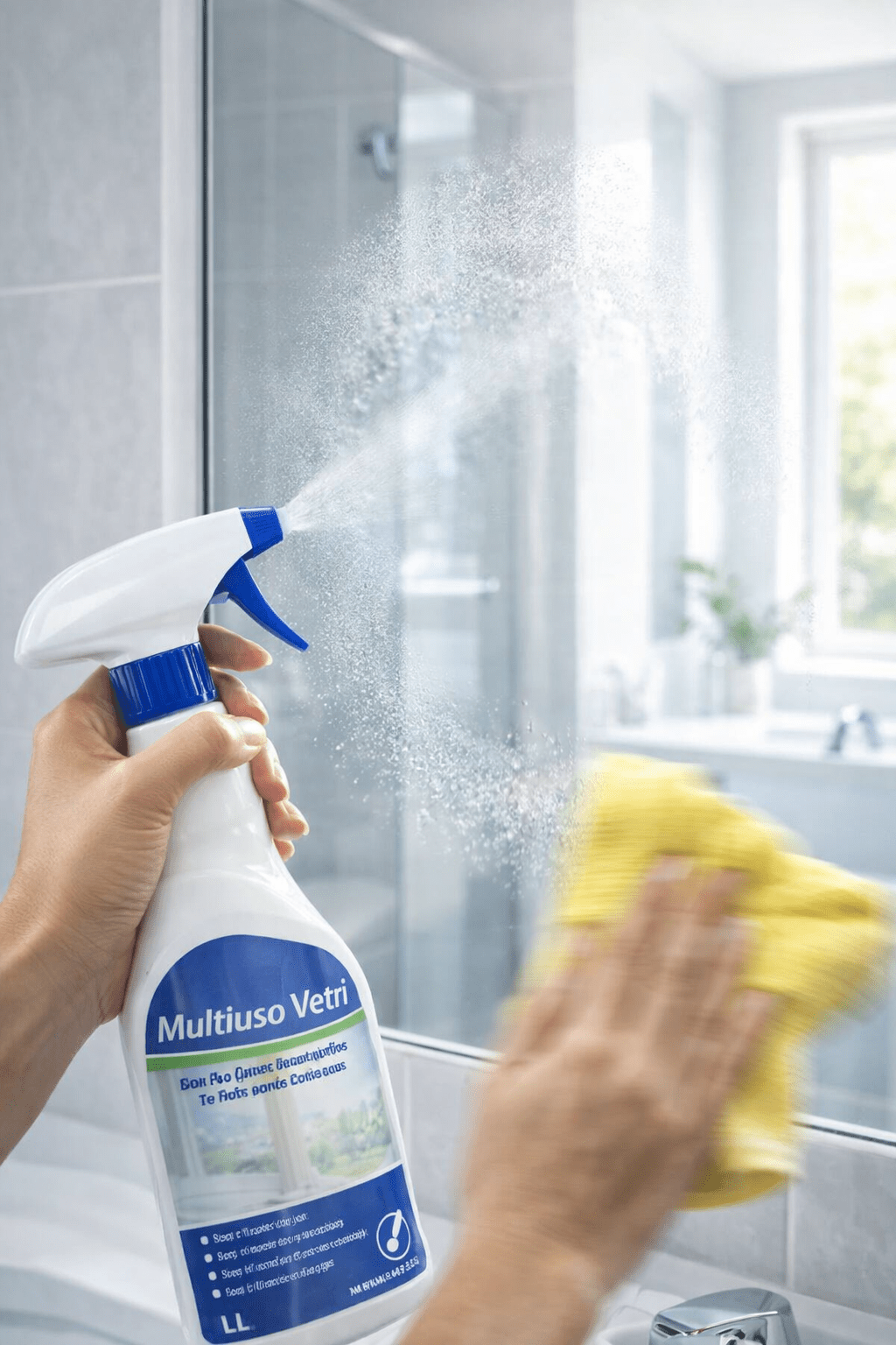 Pulitore Vetri Professionale 5L Senza Aloni Rapida Evaporazione - Lemag srl