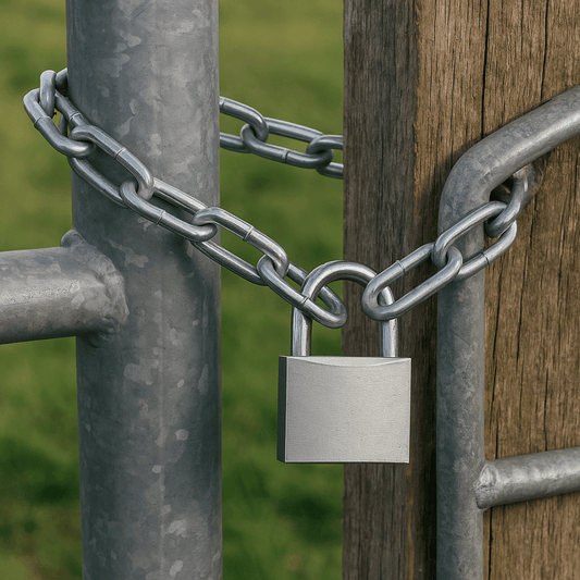 Catena genovese zincata 22 mm x 2,5 m, maglia lunga per uso intensivo e sicuro - Lemag srl