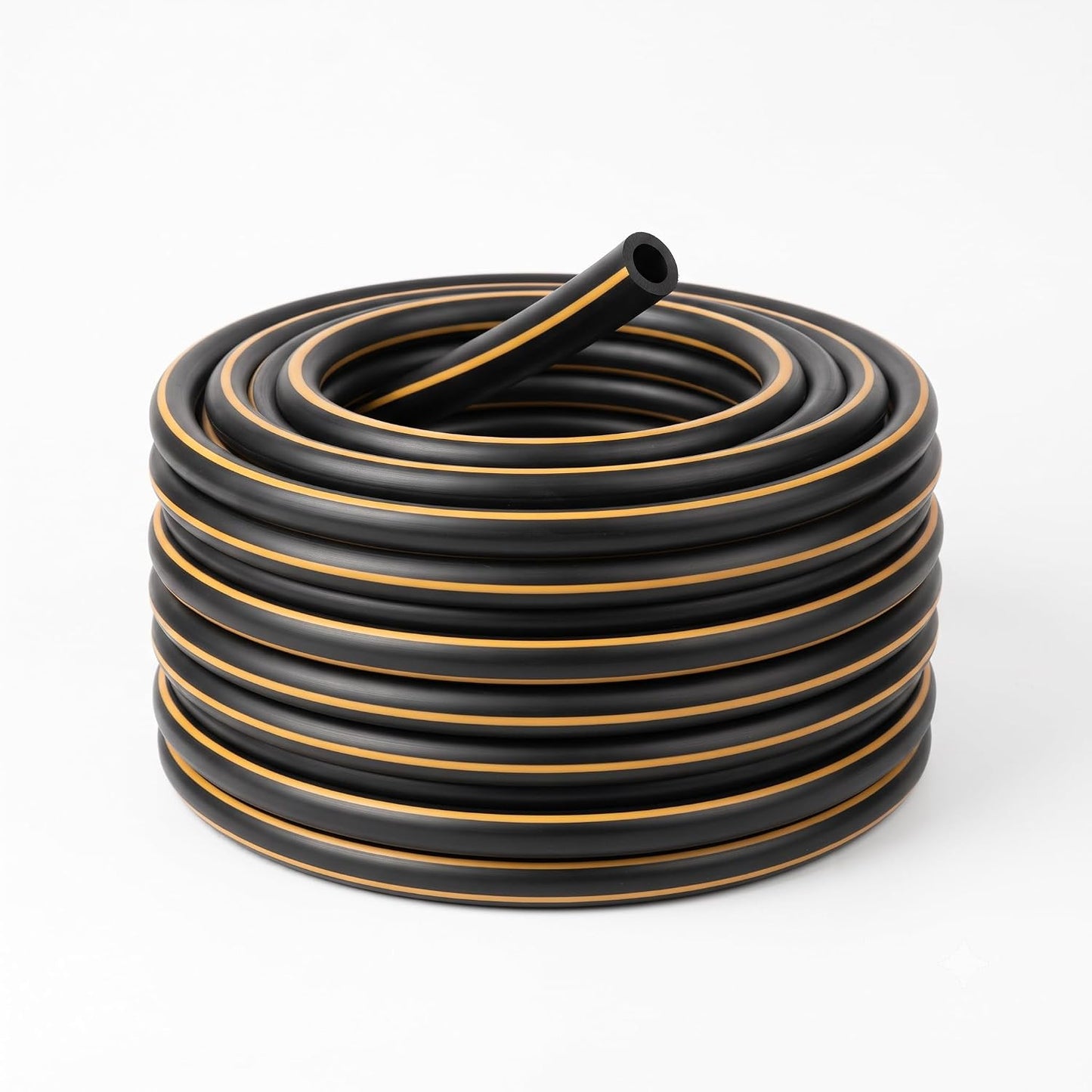 Tubo Polietilene Gas PE100 Alta Densità Ø20 x 3,0 mm Serie S5 in Rotolo 20 m — Nero con Bande Gialle, Conforme UNI EN 1555 e ISO 4437, per Condotte Gas Interrate Metano e GPL - Lemag srl
