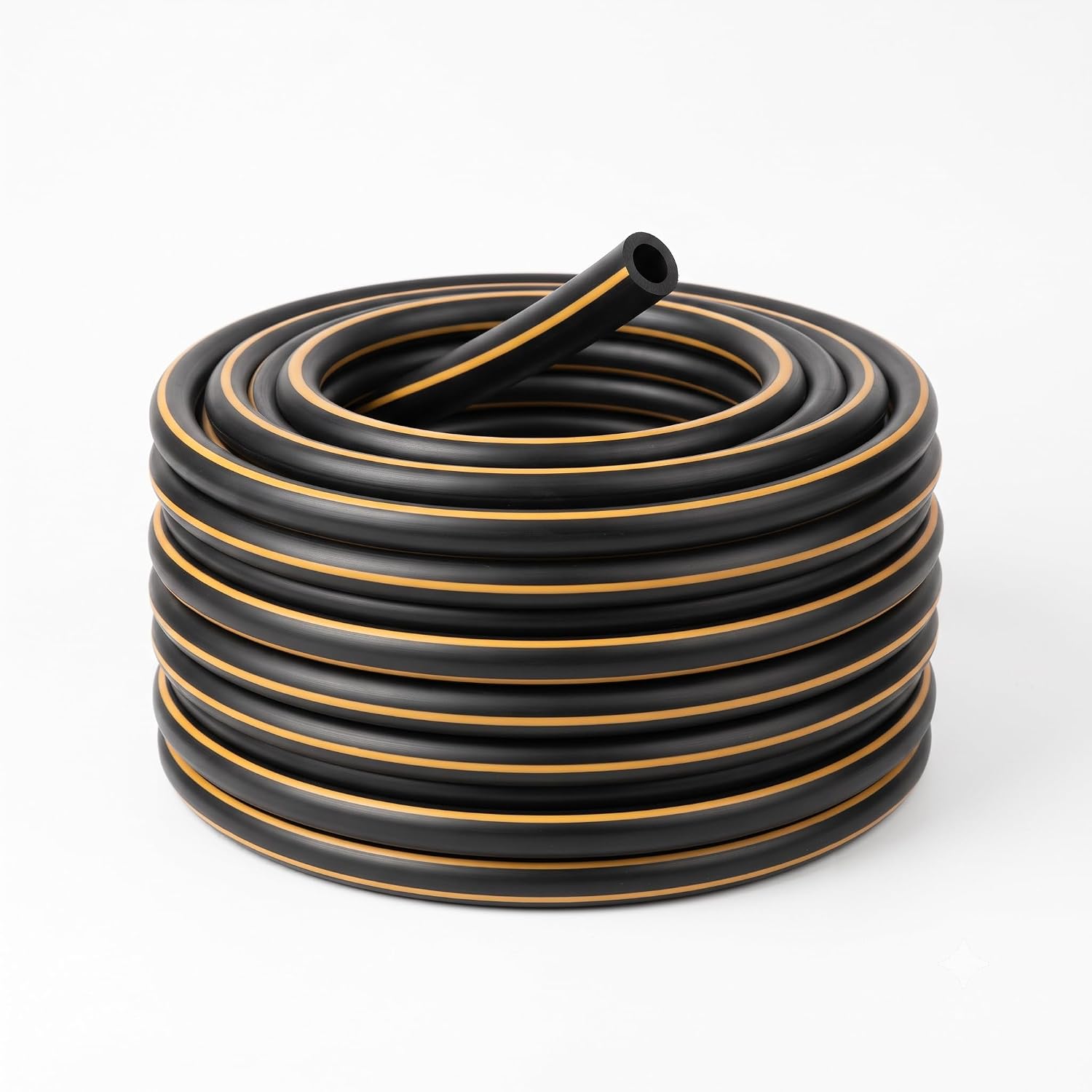 Tubo Polietilene Gas PE100 Alta Densità Ø20 x 3,0 mm Serie S5 in Rotolo 20 m — Nero con Bande Gialle, Conforme UNI EN 1555 e ISO 4437, per Condotte Gas Interrate Metano e GPL - Lemag srl