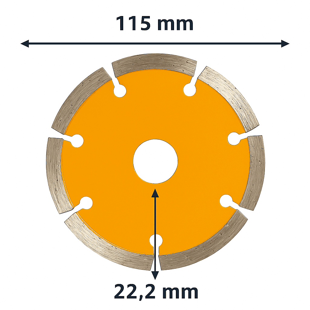3 Dischi Diamantati Universali 115 mm – Taglio Cemento, Pietra, Marmo – Lemag - Lemag srl