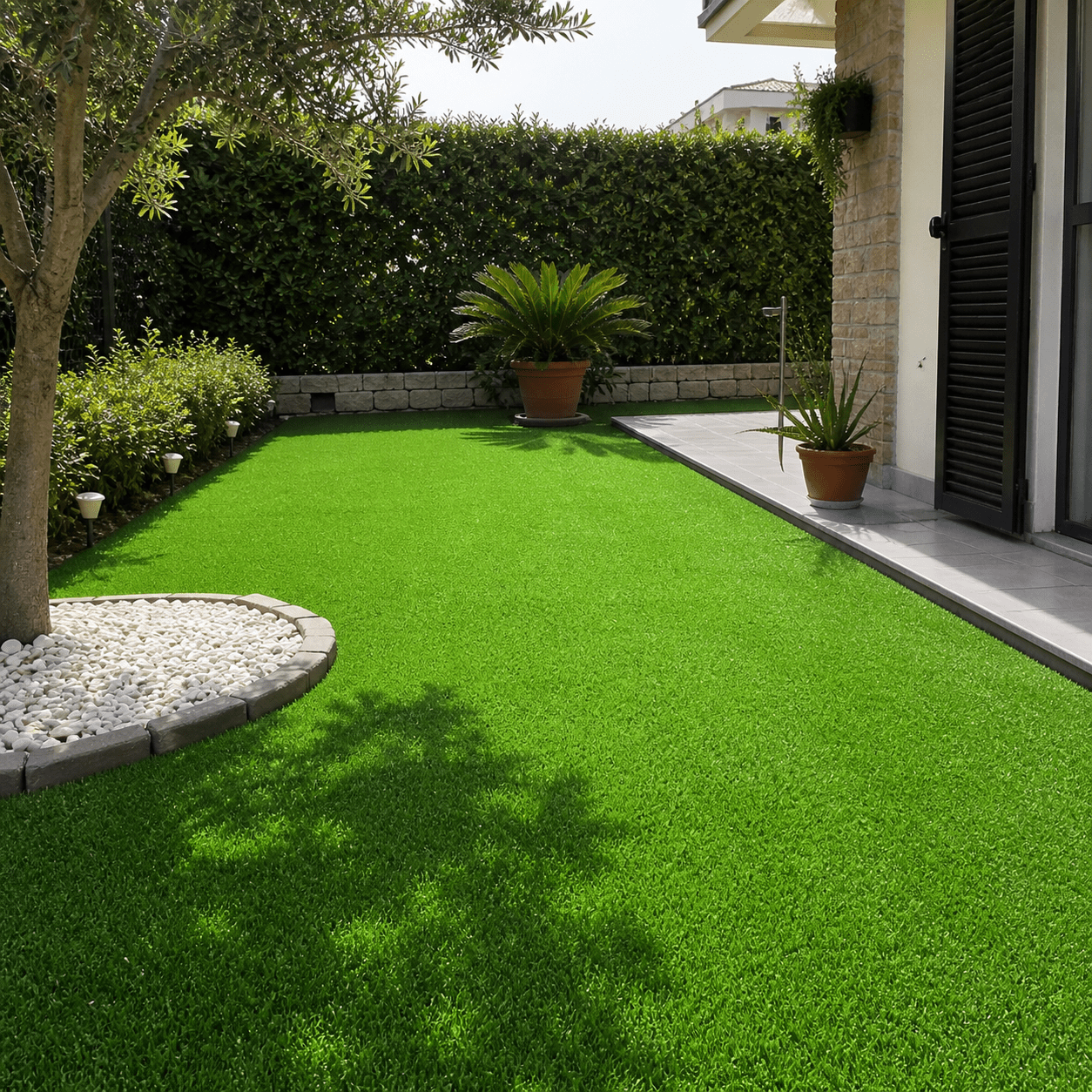 Prato Sintetico Altezza 2 Metri Erba Artificiale 5 MT LUNGHEZZA Vari Spessori 10 - 15 - 20 - 25 - 30 - 35 - 40 mm per Giardino Terrazzo Balcone - Lemag srl