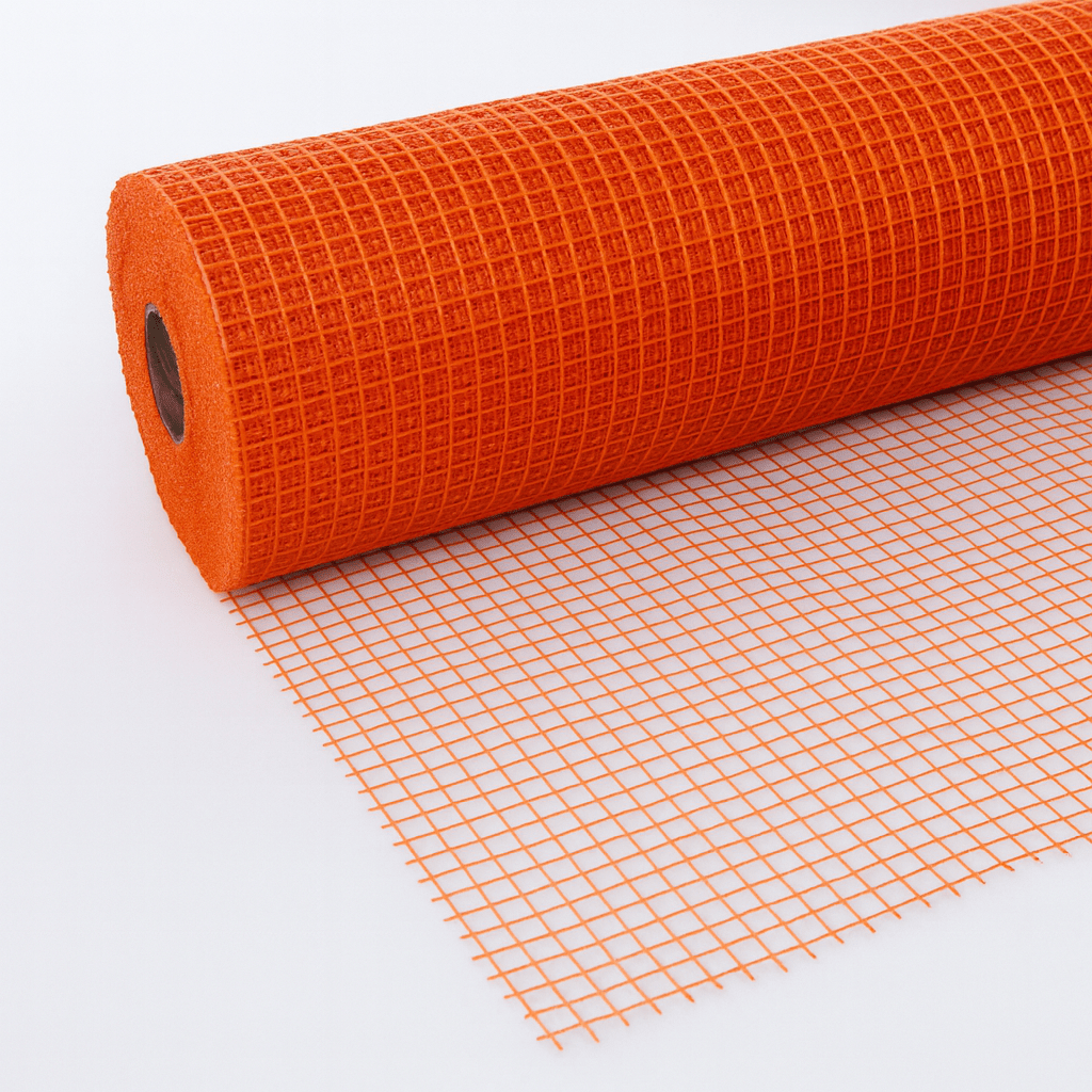 Rete Porta Intonaco Arancio 110 g/m² – Rotolo 50 m² Anticrepe Cappotto – LEMAG - Lemag srl