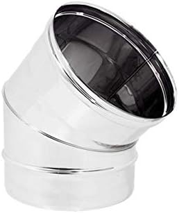 Zinco Group gomito curva acciaio inox 130mm 5 decimi AISI 304 - Lemag srl