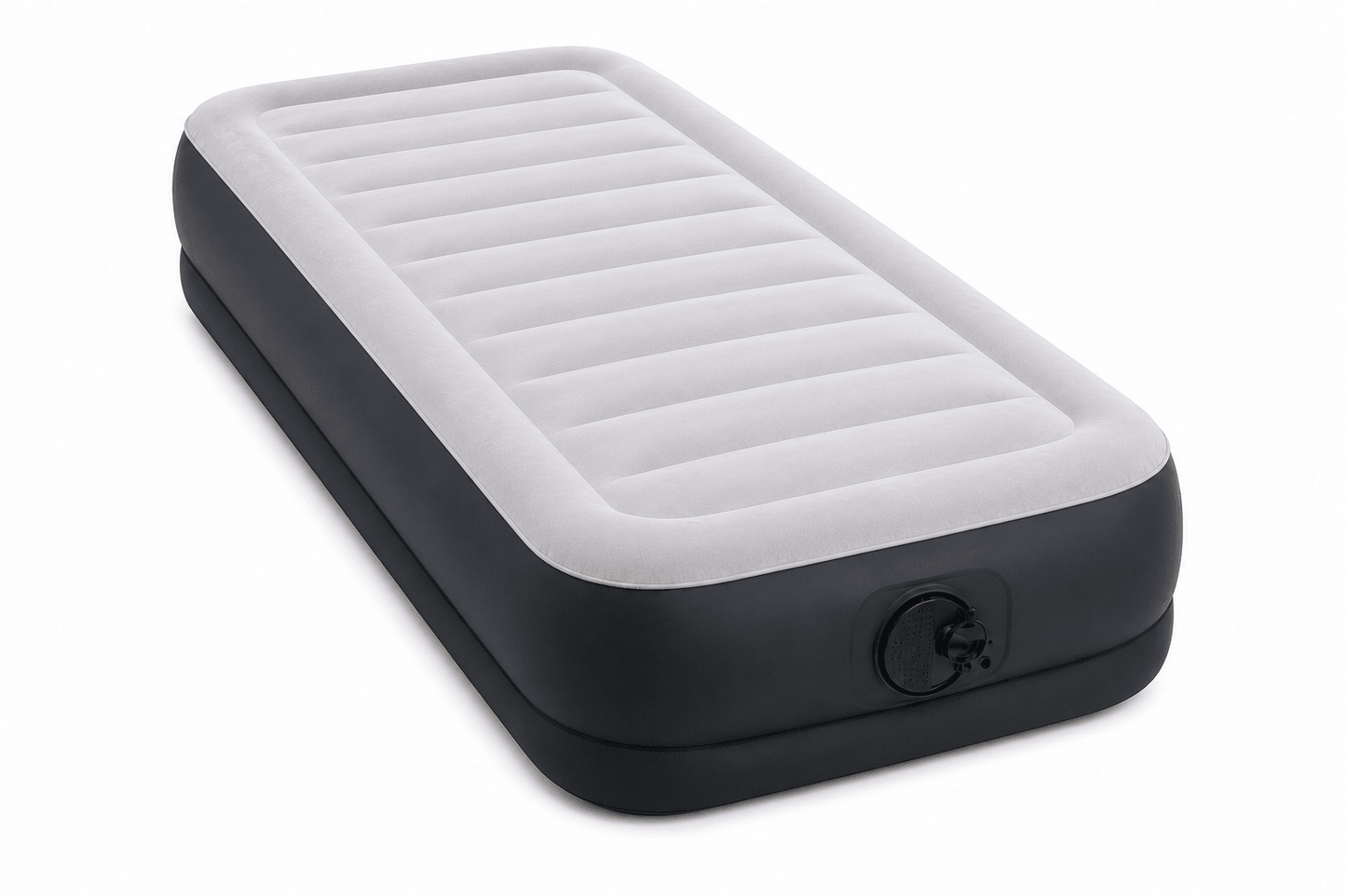 Materasso Gonfiabile Singolo con Pompa Incorporata Superficie Vellutata Fiber - Tech Portata 136 kg - Lemag srl