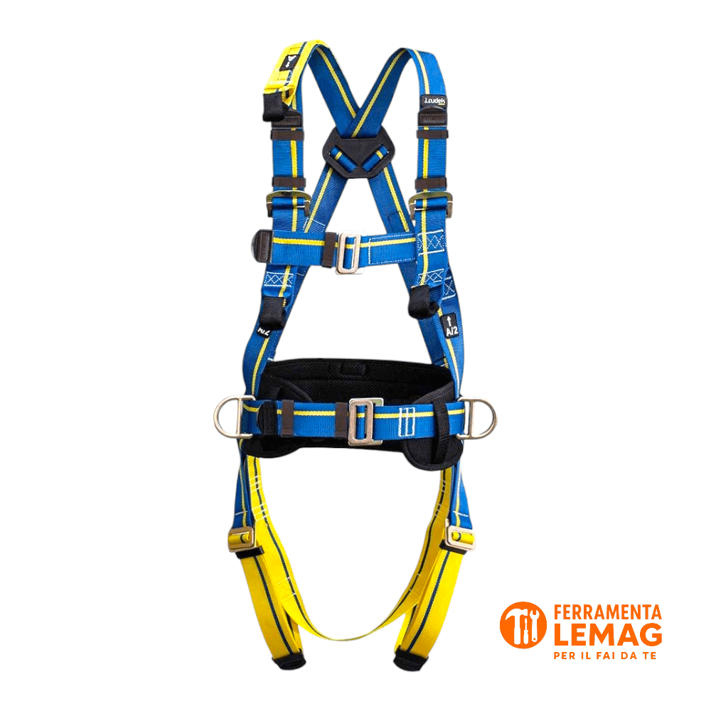 Imbracatura Anticaduta LIGHT PLUS 4 Cintura e Anelli di Posizionamento - Lemag srl