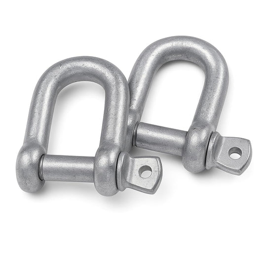 2x Grillo a D 10 mm – Acciaio Zincato Resistente per Sollevamento e Nautica – LEMAG SRL - Lemag srl