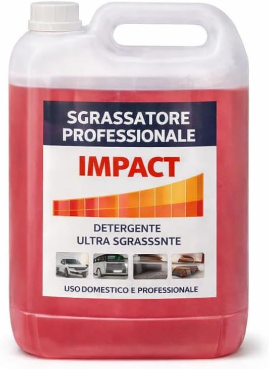 Sgrassatore professionale Impact 5 litri concentrato detergente alcalino
