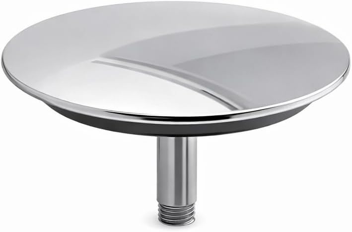 Tappo Copripiletta in Ottone per Vasca da Bagno – Tappo Scarico Universale Senza Catena – Ricambio Piletta Vasca - Lemag srl