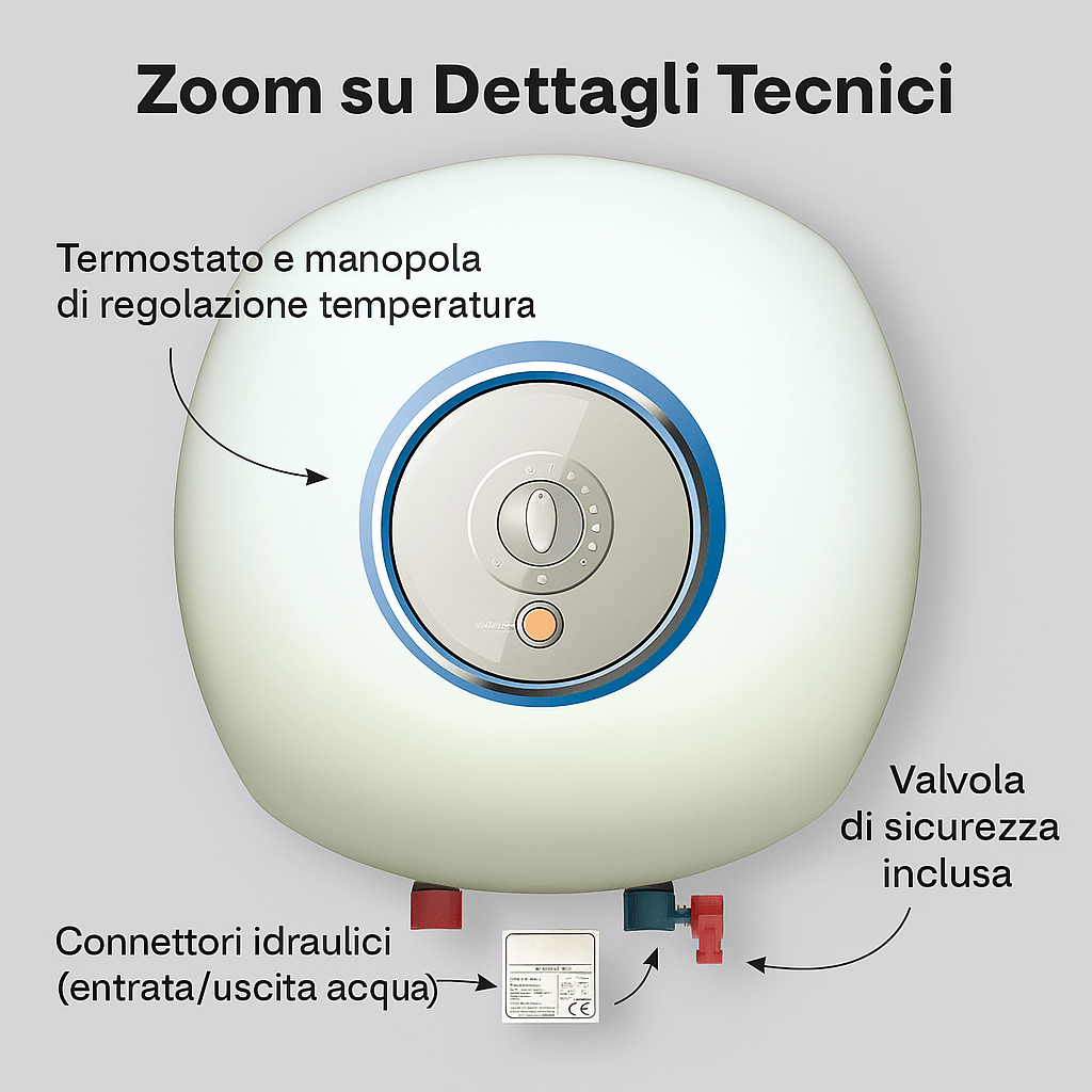 Scaldabagno Elettrico ISEA Mini Swing Fast 10 - 15 - 30 L | Sopra/Sotto Lavello – Lemag SRL - Lemag srl