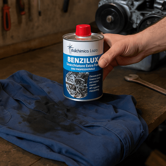 Smacchiatore Extra Forte Benzilux 500ml per Tessuti e Superfici Difficili - Lemag - Lemag srl