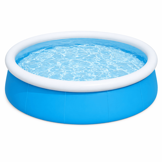 Piscina Gonfiabile Tonda Ø152x38 cm Struttura Acciaio - Lemag srl
