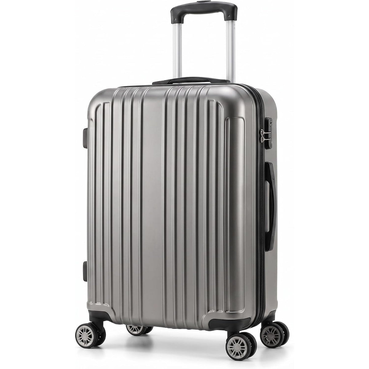Lemag trolley cabina rigido abs grigio con ruote removibili.