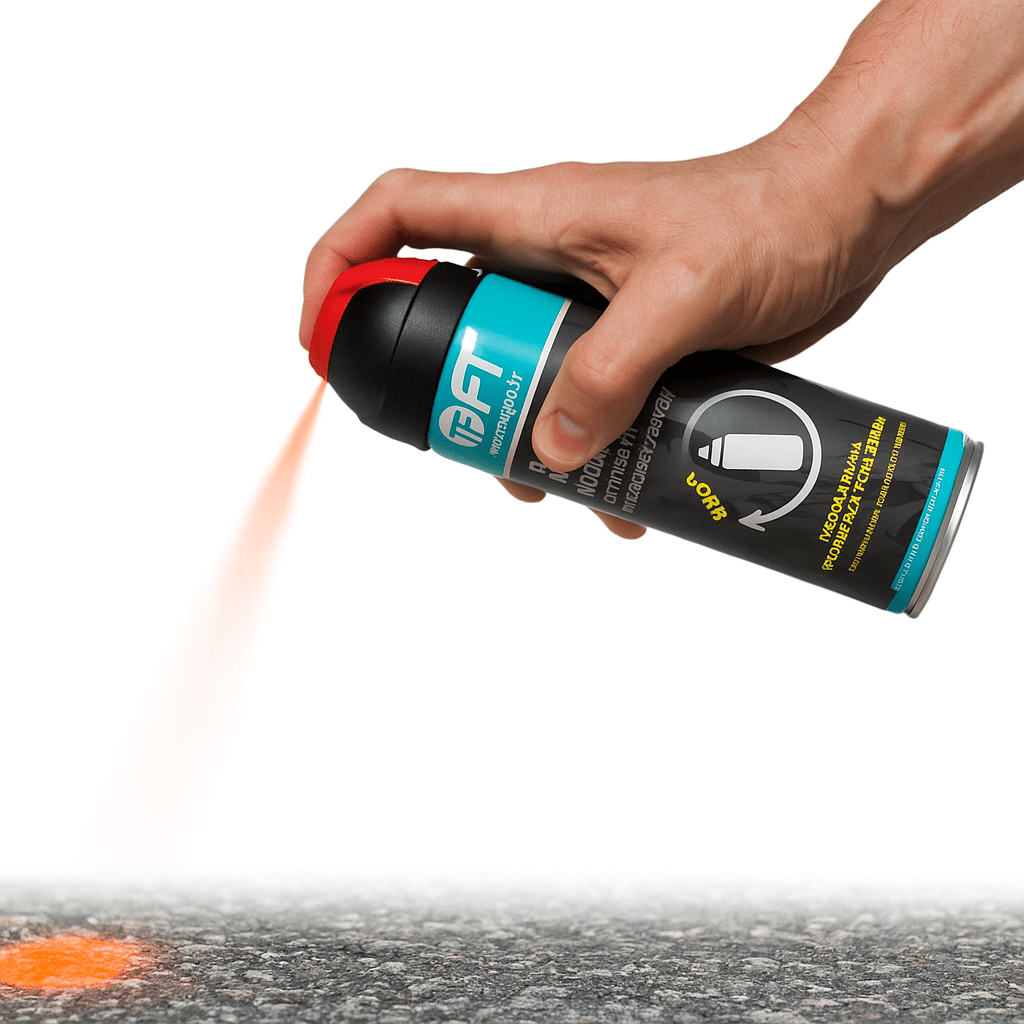 Spray Tracciatore Fluorescente Rosso 500 ml – Cantiere Segnalazione – Lemag SRL - Lemag srl